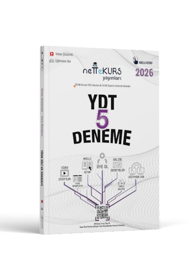 Nettekurs Yayınları Ydt Video Çözümlü Akıllı 5 Deneme E-kitap