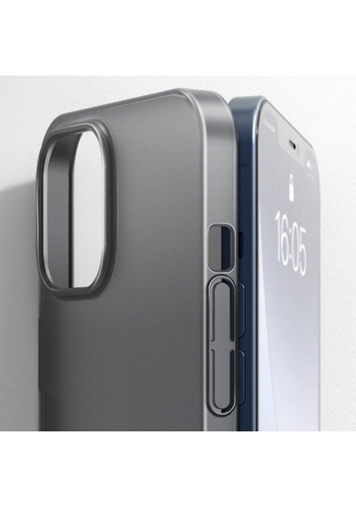 Baseus Apple Uyumlu iPhone 12 Mini 5.4 Comfort Ince Seffaf Kilif Matte Pp Kil 295154688 - Renk / Füme