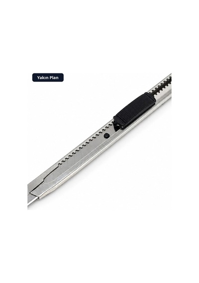 Trobus Maket Bıçağı Falçata Metal İnce Dar Model 9 Mm
