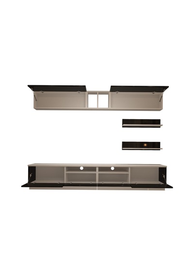 Decoraktiv Trendstyle 5220 Slm Tv Ünitesi Tv Sehpası Beyaz - Siyah
