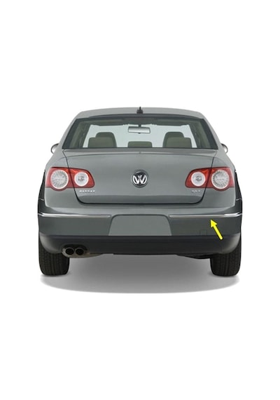Passat B6 Kasa Sedan Sağ Arka Tampon Köşe Çıtası Krom 2006-2011