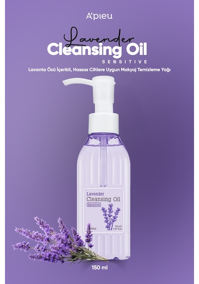 Lavanta İçeren Hassas Ciltlere Uygun Makyaj Temizleme Yağı A'pıeu Lavender Cleansing Oil Sensitive 49143351