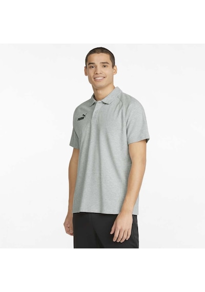 Puma Team Final Casuals Erkek Gri Klasik Yaka Polo Tişört 65738433