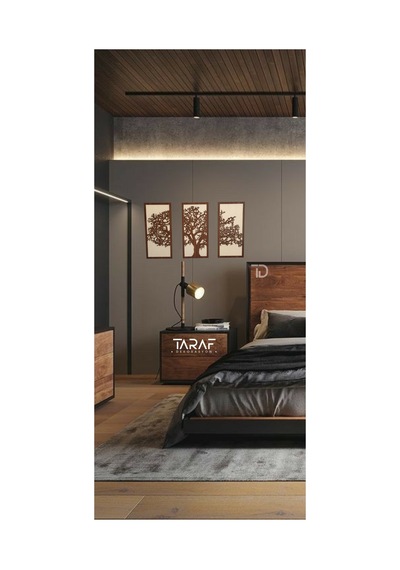 3 Parça Ağaç Tablo Lazer Kesim Dekoratif Tablo 42x62 Krem Ceviz