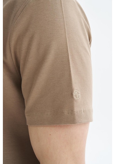 AR-MA Arma Erkek Regular Fit Basic Süprem V Yaka Tişört Y29344472102 Gri-bej G8 Gri