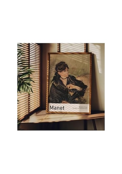 Manet Çerçevesiz Poster, Modern Dekoratif Çerçevesiz Poster, Tablo, Manet-2, 21 X 30