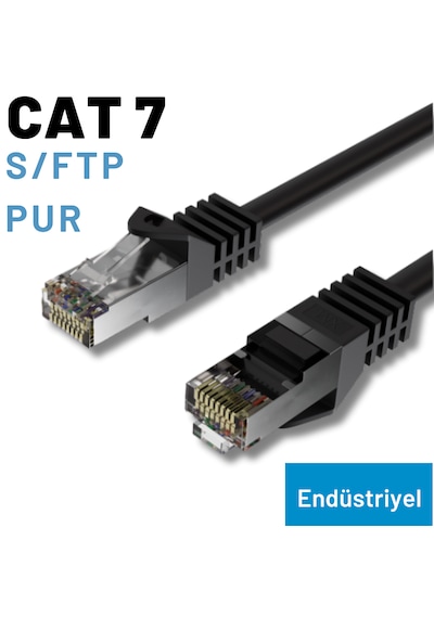Irenıs Cat7 S/ftp Pur Endüstriyel Dış Ortam Kablosu 10 Metre