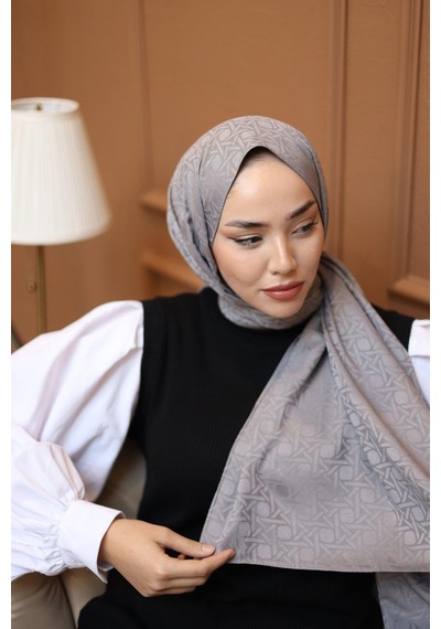Silk Home Deluxe Şal - Mat Gri - Mat Gri