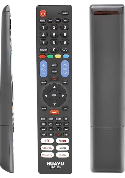 Huayu Kl Urc1569 Netflıx-youtube-prıme Vıdeo-google Play-rakuten Tuşlu 7ın1 Unıversal Lcd Led Tv Akıllı Kumanda