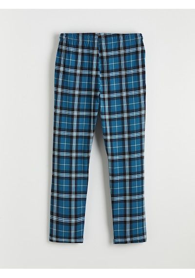 Lc Waikiki Lc Waıkıkı Petrol Standart Kalıp Ekose Erkek Pijama Alt