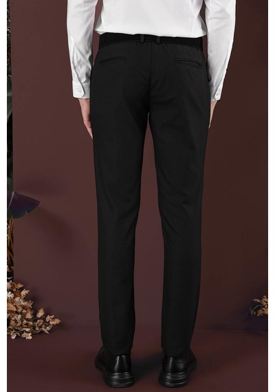Efor P 1136 Slim Fit Siyah Klasik Pantolon Siyah