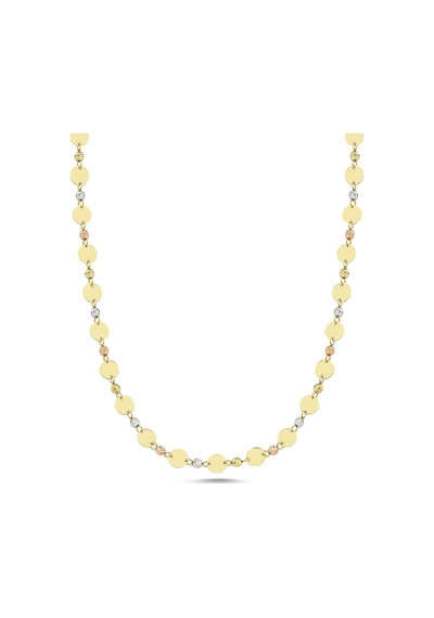 Altın Zincir Dorikalı Ve Pullu 60 Cm Znc42-G514
