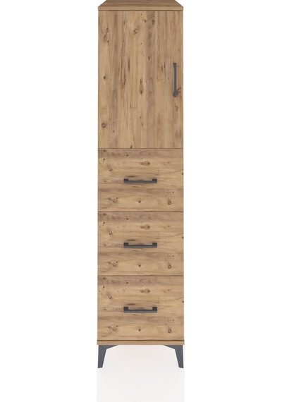 Kronos Dolap 2 Raflı 3 Çekmeceli Tek Kapaklı 44x59x182 Çam-çam Çam Kronos Dolap 2 Raflı 3 Çekmeceli Tek Kapaklı 44x59x182 Çam-çam Çam