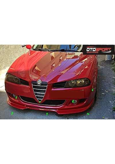 Alfa Romeo 156 Mk2 Ön Tampon Eki Fiberglass Boyasız
