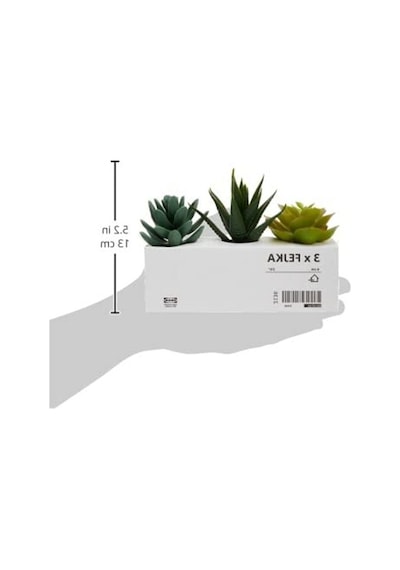 Ikea Saksılı Yapay Saksı Bitkisi, İç Ve Dış Mekan İçin, 203.953.31, Sulu 41bordocipsobeyaz