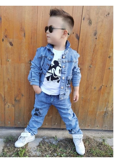 MODAVALS MICKEY BASKILI UZUN KOLLU ERKEK ÇOCUK KOT KOMBİN MODAVALS MICKEY BASKILI UZUN KOLLU ERKEK ÇOCUK KOT KOMBİN