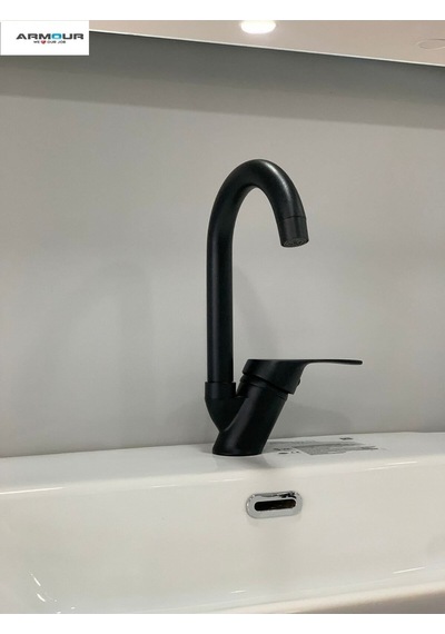 Armour Armatür Banyo Seti Siyah Siyah
