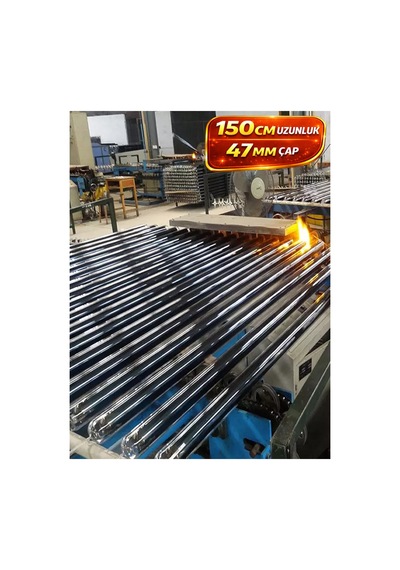 Solar 18 Adet 150 Cm Vakum Cam Tüp Vakum Tüplü Güneş Enerjisi Camı