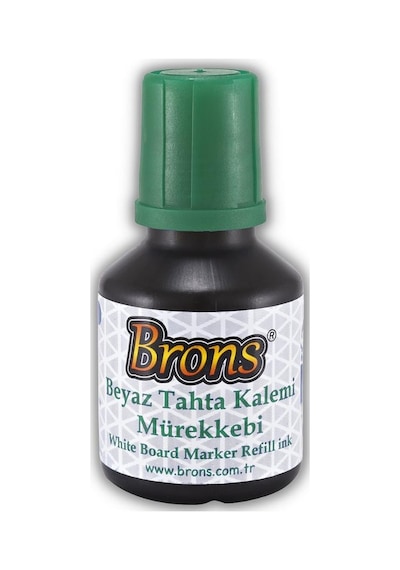 Yeşil Yazı Tahta Kalem Mürekkebi 30 ml 1 Adet Brons Tahta Kalemi Mürekkebi 1 Adet