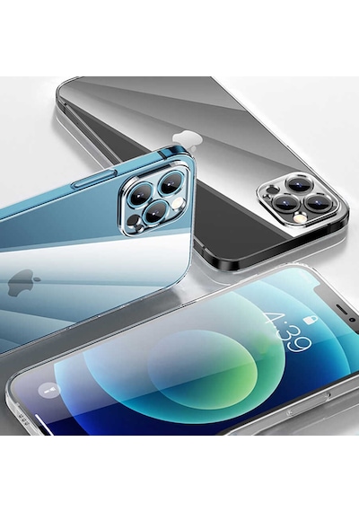 Apple Uyumlu iPhone 13 Pro Kılıf Şeffaf Sert Pc Zore Vayt Kapak