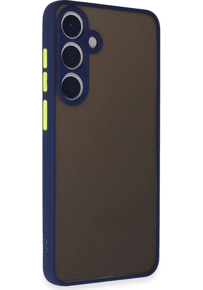 Newface Samsung Galaxy S24 Kılıf Montreal Silikon Kapak - Lacivert