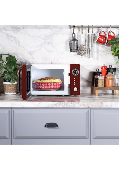 Vestel MD 20 YD Retro Bordo Mikrodalga Fırın