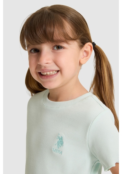 U.s. Polo Assn. Kız Çocuk Nil Tişört Basic 50325610-vr083