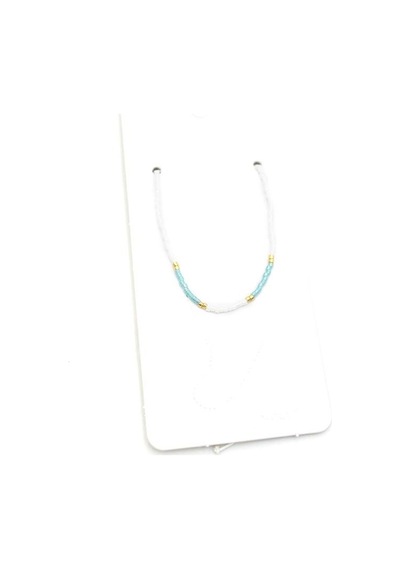 Kum Boncuk Halhal - Beyaz Çok Renkli 92621539