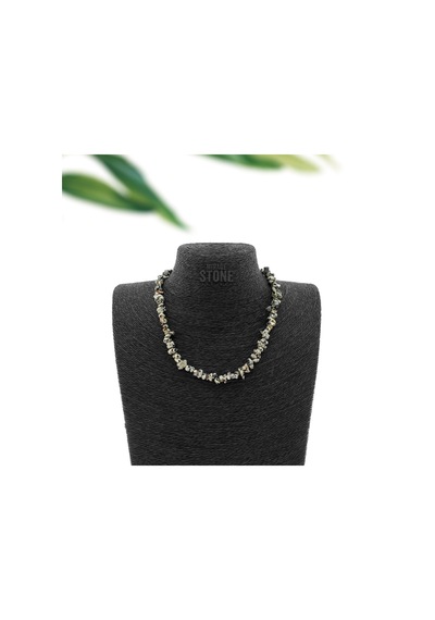 Miragestone Dalmaçya Jasper Kırık Doğal Taş Kolye