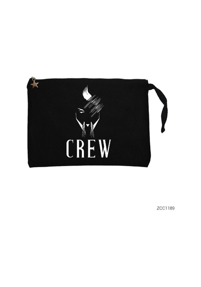 Hayko Cepkin Crew Siyah Clutch Astarlı Cüzdan / El Çantası