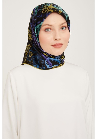 Armine Nostalji Serisi %100 Twill İpek Eşarp 9037d 52 931