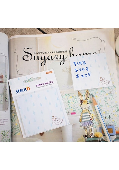 Stick'n 21736 Fancy 6s Yapışkanlı Not Kağıdı 76x76 30 Yaprak