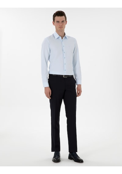 Pierre Cardin Erkek Açık Mavi Gömlek Desenli 50303375-vr003 Açik Mavi