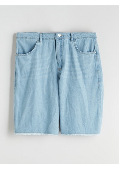 Lcw Kids İndigo Genç Erkek Jean Bermuda