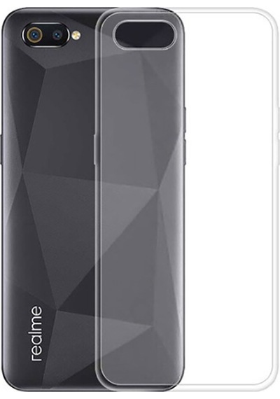 Teleplus Realme C2 Kılıf Süper Tpu Jelly Transparan Silikon