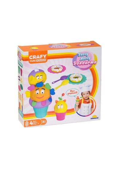 Mey İthalat Buzzy Muzzy Dondurma Oyun Hamuru Seti 200 Gr Pembe