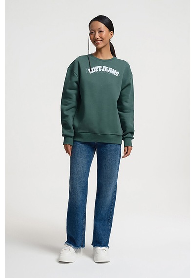 Kadın Sweatshirt Lf2033807 Yeşil