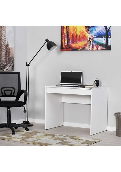 Adoremobilya Çekmeceli Çalışma Masası - Diamond Beyaz Diamond Beyaz