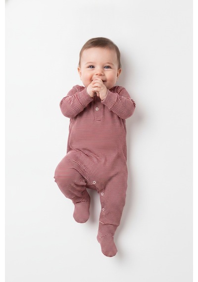 Tiffany Baby & Kids Stripe Tasarımlı Tulum Kırmızı