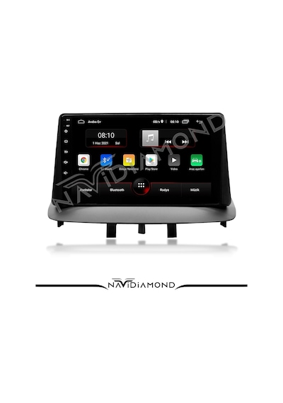 Renault Fluence 2 Gb Ram 16 Gb Hafıza Oem Multimedia Teyp 9.0 İnç
