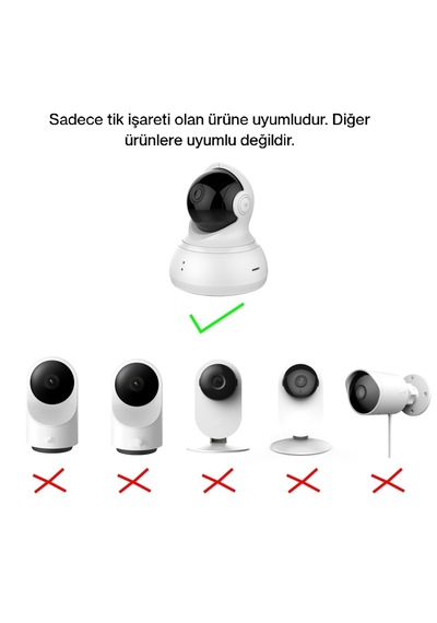 Xiaomi Yi Dome Kamera 360 Montaj Aparatı