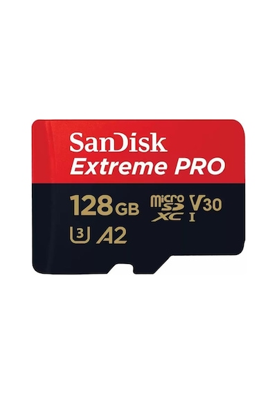 Sandisk Extreme Pro Microsd Uhs I Card 128gb For 4k On Smartp, Cam Drones 200mb/s R, 90mb/s