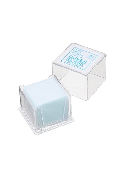 Lamel 100 Lük Kutu - Mikroskop Slayt için- Cover Glass 18X18 MM