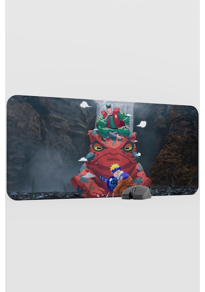 Naruto Anime V4 - 90x40 Xxl Gaming Kauçuk Kaymaz Taban Mouse Pad Fare Altlığı