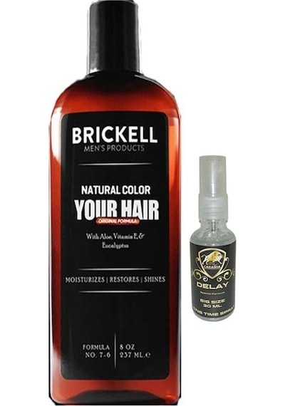 Brickell Erkeklere 237 Ml Saçsakal Beyazlıkgiderici Şampuan + Caraboa 30ml Geciktiricisprey