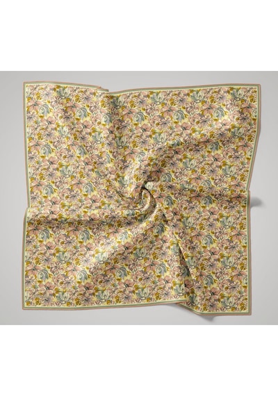 Silk Home Twill İpek Eşarp 11477-30 Butter Yellow, Pudra Pembe, Gül Kurusu, Çağla