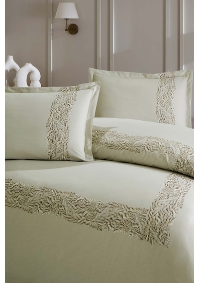 Vivaces King Size Nevresim Takımı Bej