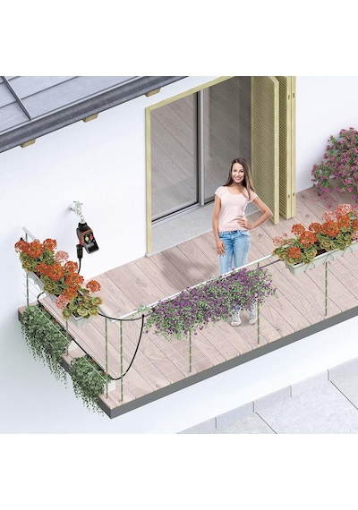 Claber 90763 Timer Kit 20 Pratico Damlama Hortumlu Zamanlayıcı Set