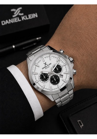Daniel Klein Premium Çelik Kordon 2 Yıl Garantili 3 Atm Suya Dayanıklı Erkek Kol Saati Edk.r11095.1 Gümüş