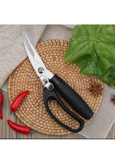 Mutfak Makası Çok Amaçlı Tavuk Kemik Makası, Paslanmaz Çelik Mutfak Makası